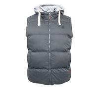 Blend BHJens BT Herren Weste Outdoor-Weste Dick gepaddete Weste mit Sweat-Kapuze Regular Fit Big&Tall, Größe:4XL, Farbe:India Ink (194019)