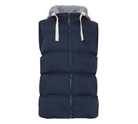 Blend BHJens Herren Weste Steppweste Outdoor Weste mit Kapuze Stehkragen Eingrifftaschen Regular fit, Größe:XL, Farbe:Navy (70230)