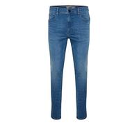 Blend BHJet Herren Jeanshose Hose mit Eingrifftaschen Gürtelschlaufen Stretch Baumwollmischung Slim fit, Größe:W32/34, Farbe:Denim Middle Blue (76201)