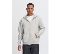 Kapuzensweatjacke BLEND "Kapuzenfleecejacke BHJUSTE", Herren, Gr. L, grau (stone mix), Obermaterial: 60% Baumwolle CO. 40% Polyester PES., Pullover (28819645-L) stone mix