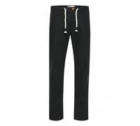 Blend Lian Herren Leinenhose Sommerhose Lange Stoffhose In Leinen-Optik aus Loose Fit, Größe:XL, Farbe:Black (70155)