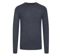 Strickpullover BLEND "BHLars", Herren, Gr. XXL, ensign blau, Feinstrick, 50% Baumwolle, 50% Polyester, unifarben, regular fit, Rundhals, eingesetzt, Pullover Strickpullover, Strickpullover mit aufgest