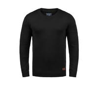 Blend BHLars Herren Strickpullover Feinstrick Pullover mit Rundhals-Ausschnitt Baumwollmischung Regular fit, Größe:2XL, Farbe:Black (70155)