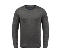 Blend BHLars Herren Strickpullover Feinstrick Pullover mit Rundhals-Ausschnitt Baumwollmischung Regular fit, Größe:XL, Farbe:Pewter Mix (70817)
