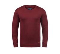 Blend BHLars Herren Strickpullover Feinstrick Pullover mit Rundhals-Ausschnitt Baumwollmischung Regular fit, Größe:2XL, Farbe:Andorra Red (73811)