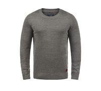 Blend BHLars Herren Strickpullover Feinstrick Pullover mit Rundhals-Ausschnitt Baumwollmischung Regular fit, Größe:XL, Farbe:Zink Mix (70815)