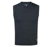 Blend BHLarsson Herren Pullunder Strickweste Feinstrick Pullover ärmellos mit V-Ausschnitt Baumwollmischung Regular fit, Größe:L, Farbe:Navy (70230)
