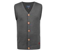 Blend BHLennardo Herren Pullunder Feinstrick Weste, M, Pewter Mix (70817)