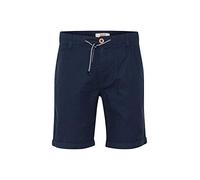 Blend BHLenno Herren Leinenshorts Kurze Leinenhose Bermuda mit Leinenmix Eingrifftaschen Baumwollmischung Regular fit, Größe:XL, Farbe:Navy (70230)