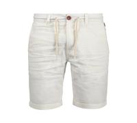 Blend BHLias Herren Leinenshorts Kurze Leinenhose Bermuda Eingrifftaschen Gürtelschlaufen Leinenmix Regular fit, Größe:2XL, Farbe:Offwhite (70005)