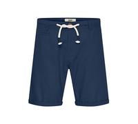 Shorts BLEND "BHLias", Herren, Gr. L, US-Größen, blau (navy), 55% Leinen, 45% Baumwolle, unifarben, regular fit kurz, Hosen, Chino Shorts aus Leinenmix (55238855-L) navy