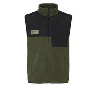 Fleeceweste BLEND "BHMasis", Herren, Gr. XL, forest night, Fleece, 100% Polyester, normal normal, Westen Fleeceweste, Gemütliche Fleeceweste mit Stehkragen (31001745-XL) forest night