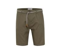 Leinenhose BLEND "BHMennok", Herren, Gr. XL, US-Größen, dusty olive, 55% Leinen, 45% Baumwolle, unifarben, regular fit lang, Hosen, Leinen Shorts mit Stoff Gürtel (60329033-XL) dusty olive