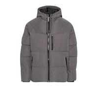 Blend BHMkars Herren Steppjacke Winterjacke Jacke mit Kapuze hohem Kragen Brusttasche Reißverschlusstaschen Label-Details Regular fit, Größe:M, Farbe:Iron Gate (193910)