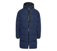 Blend BHMkarsin Herren Parka Winterjacke Jacke mit Kapuze regulierbarem Elastikband Reißverschlusstaschen Rippbündchen Label-Details Regular fit, Größe:XL, Farbe:Dress Blues (194024)