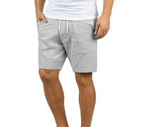 Blend BHMulker Herren Sweatshorts Kurze Hose Jogginghose mit Kordelzug Eingrifftaschen Baumwollmischung Regular fit, Größe:2XL, Farbe:Zink Mix (70815)