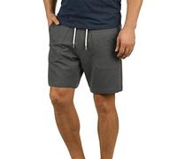 Blend BHMulker Herren Sweatshorts Kurze Hose Jogginghose mit Kordelzug Eingrifftaschen Baumwollmischung Regular fit, Größe:L, Farbe:Pewter Mix (70817)