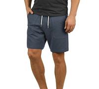 Blend BHMulker Herren Sweatshorts Kurze Hose Jogginghose mit Kordelzug Eingrifftaschen Baumwollmischung Regular fit, Größe:L, Farbe:Navy (70230)