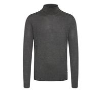 Blend BHMwedat Herren Rollkragenpullover Pullover mit Rollkragen Rippbündchen Label-Details Regular fit, Größe:XXL, Farbe:Charcoal Mix (200278)