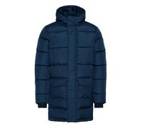 Blend BHMzatimi Herren Winterjacke Steppmantel Jacke mit Kapuze Eingrifftaschen Reißverschluss Drückknöpfen Regular fit, Größe:L, Farbe:Dress Blues (194024)