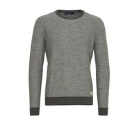 Blend BHNathan Herren Strickpullover Feinstrick Pullover mit Rundhals-Ausschnitt Rippbündchen 100% Baumwolle Regular fit, Größe:M, Farbe:Ebony Grey (75111)