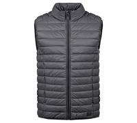 BLEND BHNille Herren Weste Steppweste Outdoor Weste mit Stehkragen Reißverschlusstaschen Regular fit, Größe:XL, Farbe:Ebony Grey (75111)