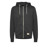 Blend 701628 Herren Sweatjacke Kapuzen-Jacke Zip-Hoodie aus hochwertiger Baumwollmischung Meliert, Größe:M, Farbe:Charcoal (70818)