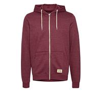Blend 701628 Herren Sweatjacke Kapuzen-Jacke Zip-Hoodie aus hochwertiger Baumwollmischung Meliert, Größe:S, Farbe:Zinfandel (73006)