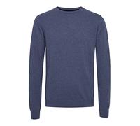 Blend BHNOLEN Herren Strickpullover Feinstrick Pullover mit Rundhalsausschnitt O-Neck, Größe:XL, Farbe:Ensign Blue (194026)