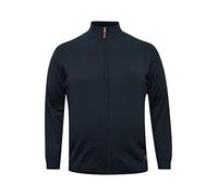 Strickjacke BLEND "BLEND BHNorman BT" Gr. 5XL, blau (dress blues) Herren Strickjacken (44054303-5XL)