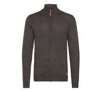 Blend BHNorman Herren Strickjacke Cardigan Feinstrick Pullover mit Stehkragen Reißverschluss Rippbündchen Baumwollmischung Regular fit, Größe:S, Farbe:Charcoal (70818)