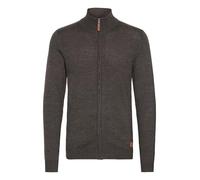 Blend BHNorman Herren Strickjacke Cardigan Feinstrick Pullover mit Stehkragen Reißverschluss Rippbündchen Baumwollmischung Regular fit, Größe:XL, Farbe:Charcoal (70818)