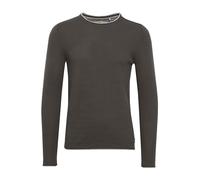Rundhalspullover BLEND "BLEND BHOdin" Gr. L, schwarz (charcoal) Herren Pullover (65477020-L) charcoal