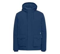 Blend BHOuterwear Herren Winterjacke Herrenjacke Jacke mit Kapuze Druckknöpfe Reißverschluss Regular fit, Größe:L, Farbe:Dress Blues (194024)