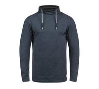 Blend BHPallo Herren Longsleeve Langarmshirt Shirt mit Tube-Neck-Kragen, Größe:2XL, Farbe:Navy (70230)