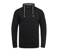 Blend BHPallo Herren Longsleeve Langarmshirt Shirt mit Tube-Neck-Kragen, Größe:M, Farbe:Black (70155)