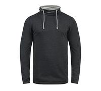 Blend BHPallo Herren Longsleeve Langarmshirt Shirt mit Tube-Neck-Kragen, Größe:XL, Farbe:Charcoal (70818)