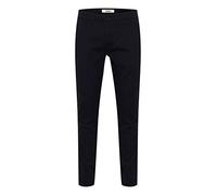 Chinohose BLEND "BHPellini", Herren, Gr. 32, Länge 32, schwarz, Web, 98% Baumwolle, 2% Elasthan, unifarben, slim fit lang, Hosen Chinohose, Stoffhose mit normalem Bund und schmalem Beinen - Slim Fit (