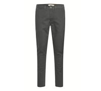 Chinohose BLEND "BHPerrini", Herren, Gr. 36, Länge 32, ebony grau, Web, 98% Baumwolle, 2% Elasthan, unifarben, slim fit lang, Hosen Chinohose, Chinohose im Chino-Stil (38910069-36) ebony grau