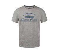 Blend BHPillo Herren T-Shirt Kurzarm Shirt mit Print Rundhals-Ausschnitt Baumwollmischung Regular fit, Größe:2XL, Farbe:Stone Mix (200274)