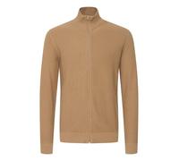 Blend BHPullover Herren Strickjacke Cardigan Feinstrick mit Reißverschluss Stehkragen 100% Baumwolle Regular fit, Größe:3XL, Farbe:Otter (181018)