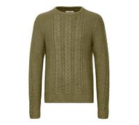 Strickfleece-Pullover BLEND "Strickpullover BHPullover", Herren, Gr. XL, grün (capulet olive), Obermaterial: 80% Polyacryl PAN. 20% Baumwolle CO., Pullover (99890502-XL) capulet olive
