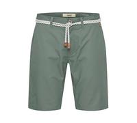 Chinoshorts BLEND "BHRagna", Herren, Gr. 3XL, US-Größen, grün (balsam grün), Web, 100% Baumwolle, unifarben, regular fit kurz, Hosen, Chino Shorts mit Gürtel (64605805-XXXL) balsam grün