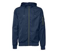 Blend BHRazy Herren Übergangsjacke Herrenjacke Jacke mit Kapuze Reißverschlusstaschen Kordelzug Regular fit, Größe:M, Farbe:Mood Indigo (74648)