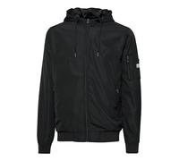 Blend BHRazy Herren Übergangsjacke Herrenjacke Jacke mit Kapuze Reißverschlusstaschen Kordelzug Regular fit, Größe:3XL, Farbe:Black (70155)