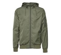 Blend BHRazy Herren Übergangsjacke Herrenjacke Jacke mit Kapuze Reißverschlusstaschen Kordelzug Regular fit, Größe:XL, Farbe:Dusty Olive Green (77203)