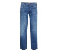 Relaxhose BLEND "BHRock", Herren, Gr. 38, Länge 32, middle blau, Jeans, 98% Baumwolle, 2% Elasthan, unifarben, regular fit normal, Hosen Relaxhose, Klassische Jeans im 5-Pocket-Stil (17122618-38) midd
