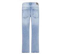 Straight-Jeans BLEND "BHROCK REG FIT PPNOOS", Herren, Gr. 28, Länge 32, denim light blau, Denim/Jeans, Obermaterial: 99% Baumwolle, 1% Elasthan, Abriebeffekte, regular fit lang, Jeans Straight-Jeans,