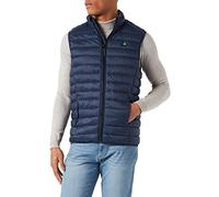 Blend BHRomsey Herren Weste Steppweste Outdoor Weste mit Stehkragen, Größe:M, Farbe:Dress Blues (194024)