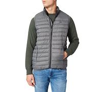 Steppweste BLEND "BHRomsey", Herren, Gr. XXL, iron gate, 100% Nylon, unifarben, regular fit normal, Westen Steppweste, Steppweste mit Stehkragen (28535013-XXL) iron gate